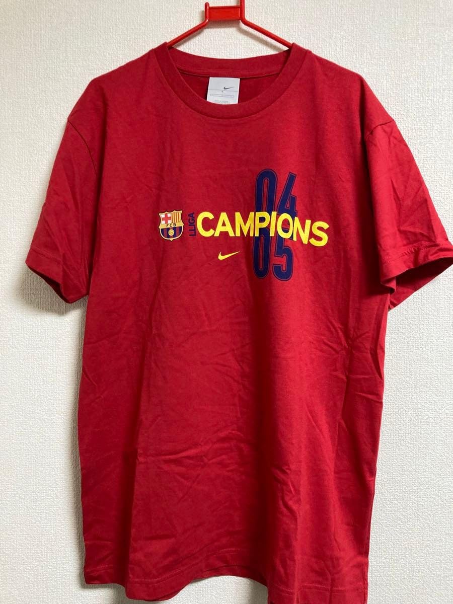 FCバルセロナ リーガ優勝記念Tシャツ Amazon.co.jp: FCバルセロナ リーガ優勝記念Tシャツ（L